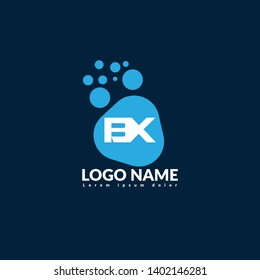 BX logo concept. Designed for your web site design, logo, app, UI. map pin logo design.BZ corporate identity logo. can be used for business company. modern illustration.modern graphic design