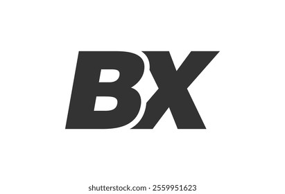 BX Techno Editable Font Logo For Corporate Branding. Bold, Futuristic Design With Unique Typographic Ideas. Minimal Custom Type And Dynamic Letter Variations For Promotion, Printing, And Book Titles