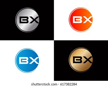 bx text logo design