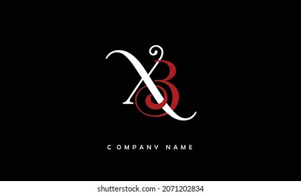 BX, XB Alphabets Letters Logo Monogram