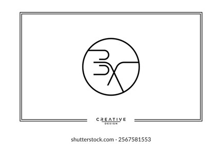 BX, XB, B, X, Abstract Letters Logo Monogram
