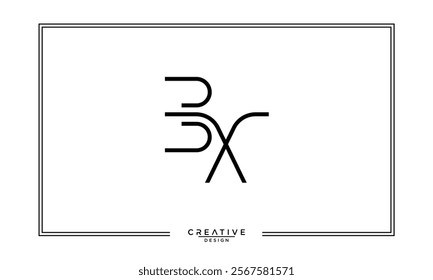 BX, XB, B, X, Abstract Letters Logo Monogram