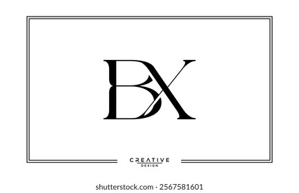 BX, XB, B, X, Abstract Letters Logo Monogram