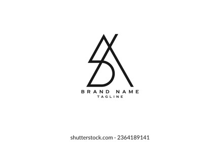 BXA, BAX, XBA, XAB, AXB, ABX, BA, AB, BX, XB, Abstract initial monogram letter alphabet logo design