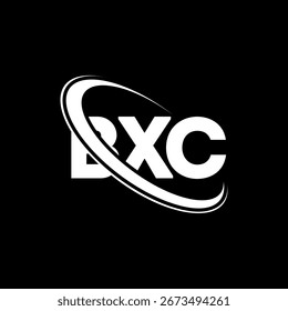 BXC logo. BXC letter logo design. Initials BXC logo linked with circle and uppercase monogram logo. BXC typography for technology, business and real estate brand.
