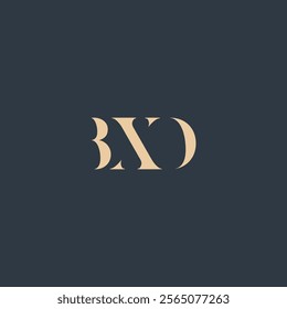 BXD abstract letter logo design. This logo is designed by three abstract letters.