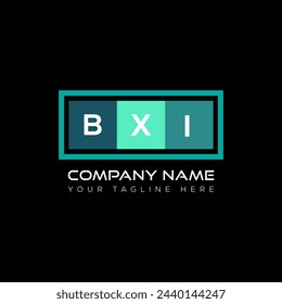 BXI letter logo abstract design. BXI unique design. BXI.
