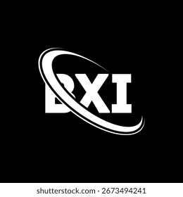BXI logo. BXI letter logo design. Initials BXI logo linked with circle and uppercase monogram logo. BXI typography for technology, business and real estate brand.