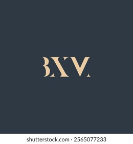 BXM abstract letter logo design. This logo is designed by three abstract letters.
