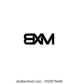 bxm letter original monogram logo design