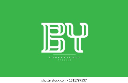 POR iniciales abstractas diseño del logotipo del alfabeto de texto de letra monográfica