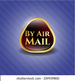 By Air Mail gold emblem