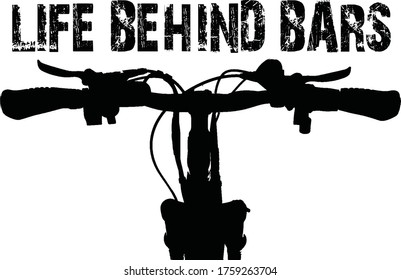 By Cycle, Bar Design  Vector