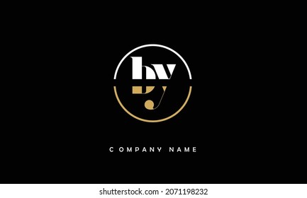 BY, YB Alphabets Letters Logo Monogram