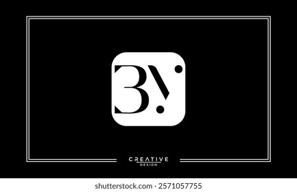 BY, YB, B, Y, Abstract  Letters Logo Monogram