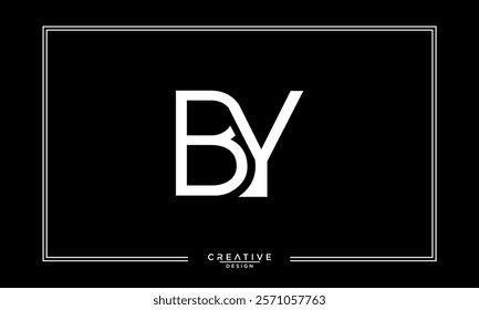 BY, YB, B, Y, Abstract  Letters Logo Monogram