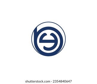 BY YB Plantilla de vector de diseño de logotipo