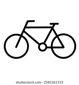 Bycicle icon vector transportation illustration