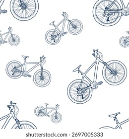 padrão bycicle sem emenda isolado.eps 10