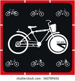 BYCICLE set ICONS