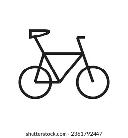 bycicle vector icon line new