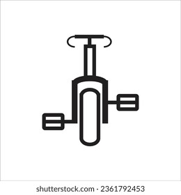 línea de icono de vector de bytes nueva