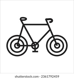bycicle vector icon line new
