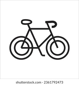 bycicle vector icon line new