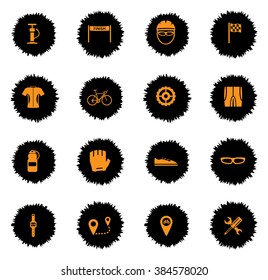 Bycicle vector icons for web sites and user interface