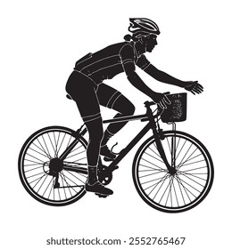 Bicicleta ciclo vetor projetado