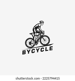 Bycycle, bike vector illustration logo design template