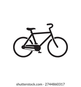 Bycycle icon silhouette vector illustration
