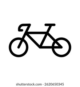 Bycycle Icon. Bycycle symbol for web design and mobile app. Bycycle line logo.