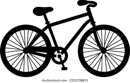 icono bici ilustración vectorial icono estilo plano aislamiento en fondo