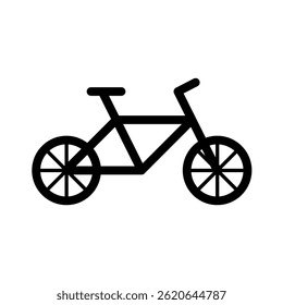 Bycycle icon. Bycycle vector icon in line design for web design, logo and mobile app. Symbol of Bycycle on white background. Vector illustration.