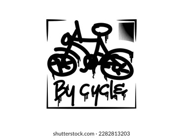 BYCYCLE image graffiti tag design
