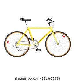 Bycycle lifestyle design over white background, vector illustration