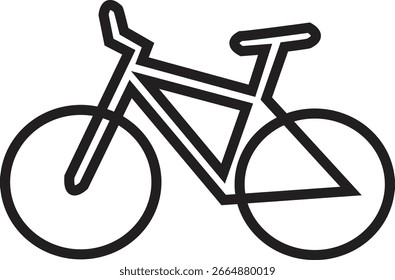 Bycycle Vector Image for sign 