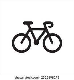 Bycyle icon vector silhouette image