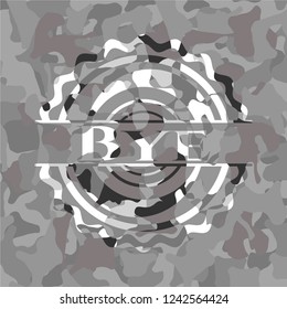 Bye on grey camo texture