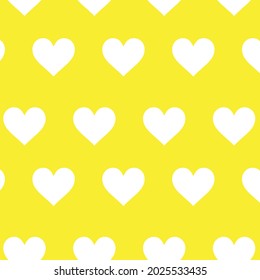 byeaz color heart patterns on yellow background, vector, decorative, textile, fabric, napkin design, romantic
