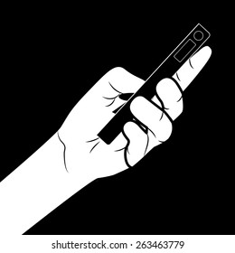 Byod design over black background, vector illustration