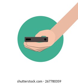 Byod design over white background, vector illustration