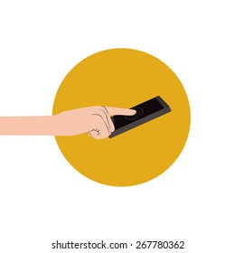 Byod design over white background, vector illustration