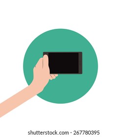 Byod design over white background, vector illustration