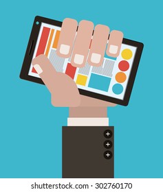 BYOD digital design, vector illustration eps 10