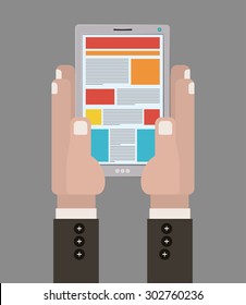 BYOD digital design, vector illustration eps 10