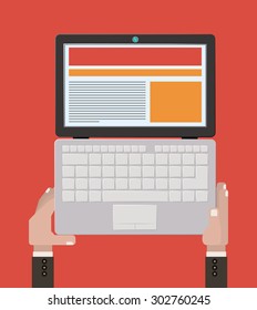 BYOD digital design, vector illustration eps 10