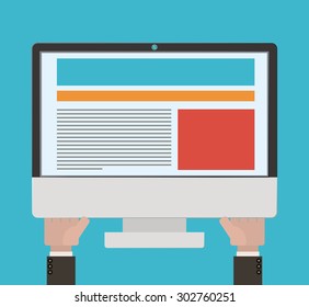 BYOD digital design, vector illustration eps 10
