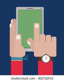 BYOD digital design, vector illustration eps 10